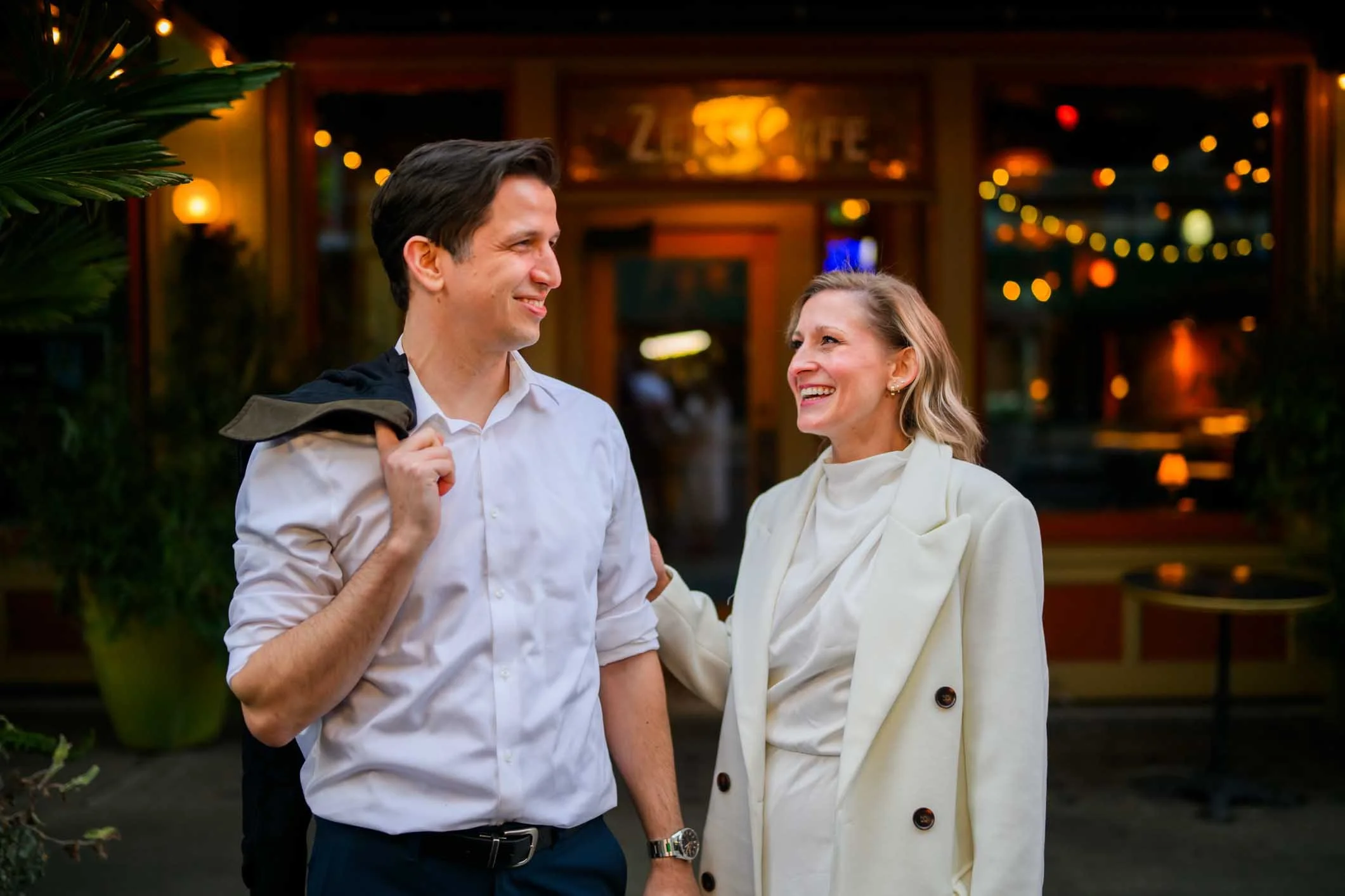 Downtown Portland Night Engagement Session Documentary Wedding Photographer3.JPG