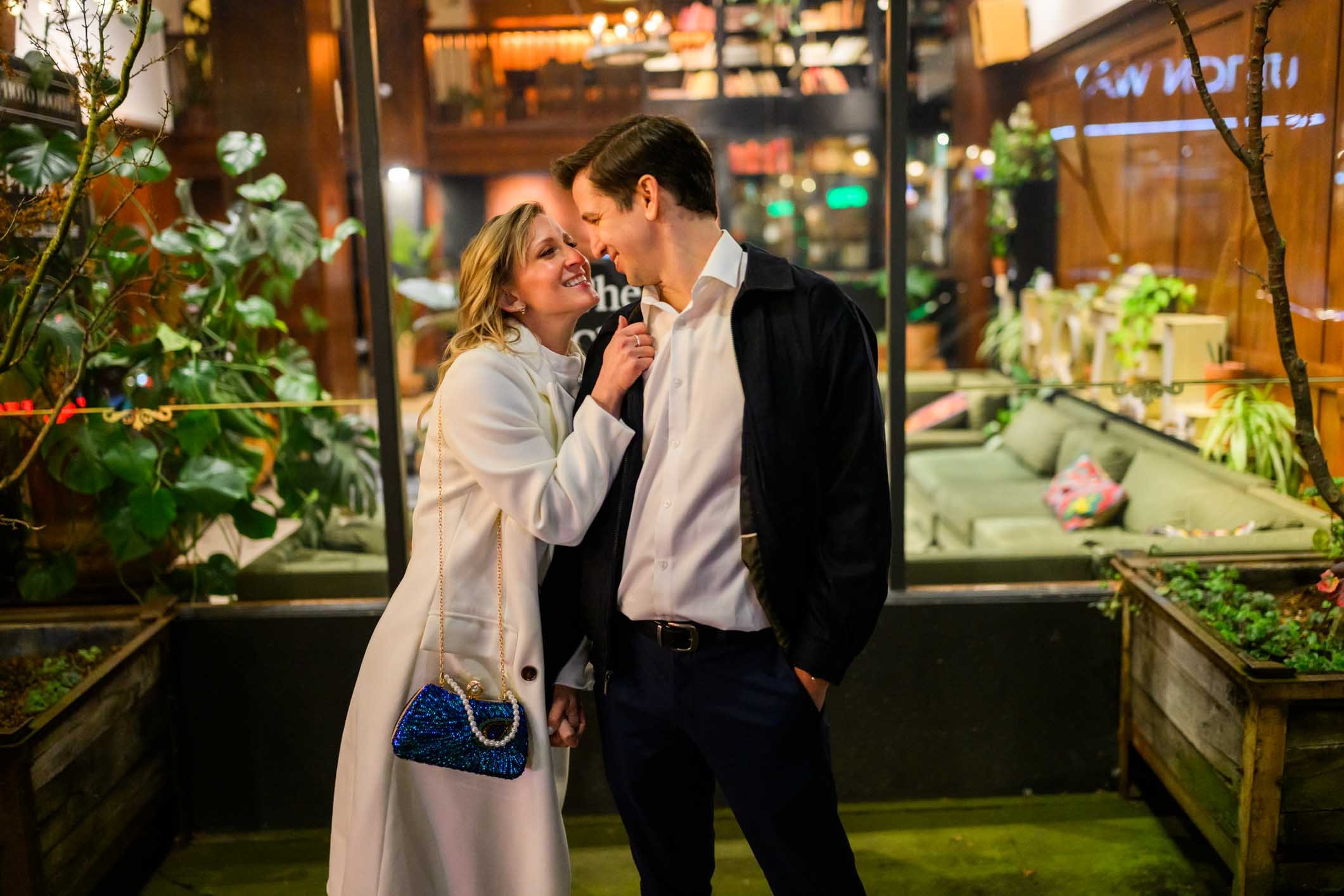 Downtown Portland Night Engagement Session Documentary Wedding Photographer8.JPG