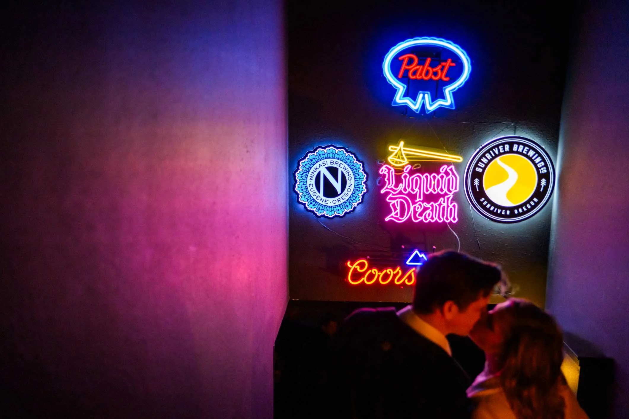 Downtown Portland Night Engagement Session Documentary Wedding Photographer11.JPG