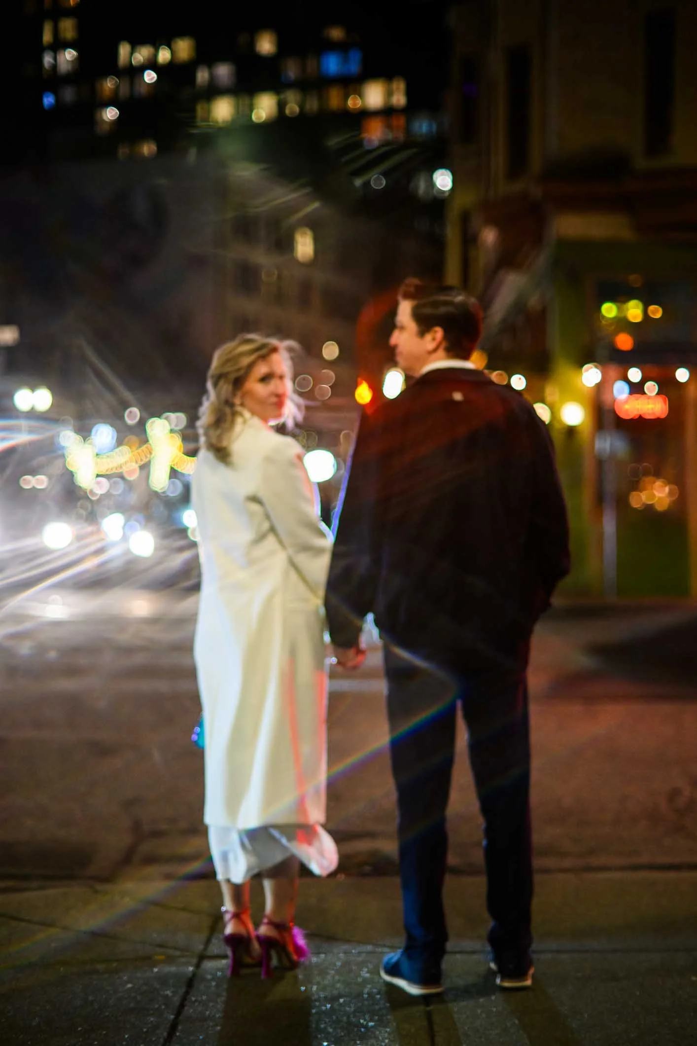 Downtown Portland Night Engagement Session Documentary Wedding Photographer22.JPG