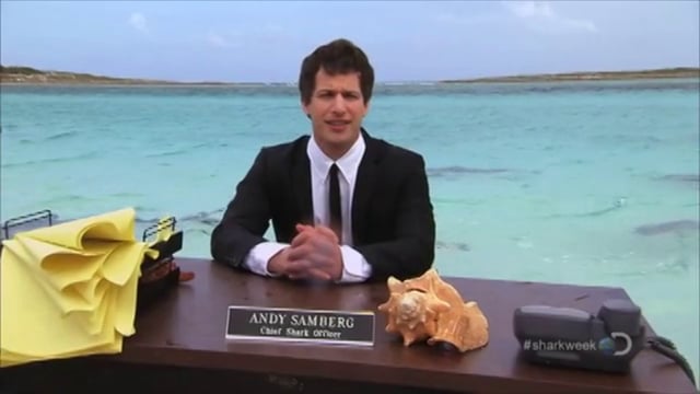 Shark Week - Andy Samberg- Working w/ Sharks 15sec