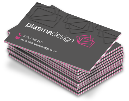 A stack of letterpress cards