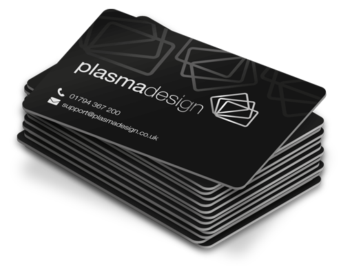 kærlighed fond Foran Plastic Business Cards — PlasmaDesign