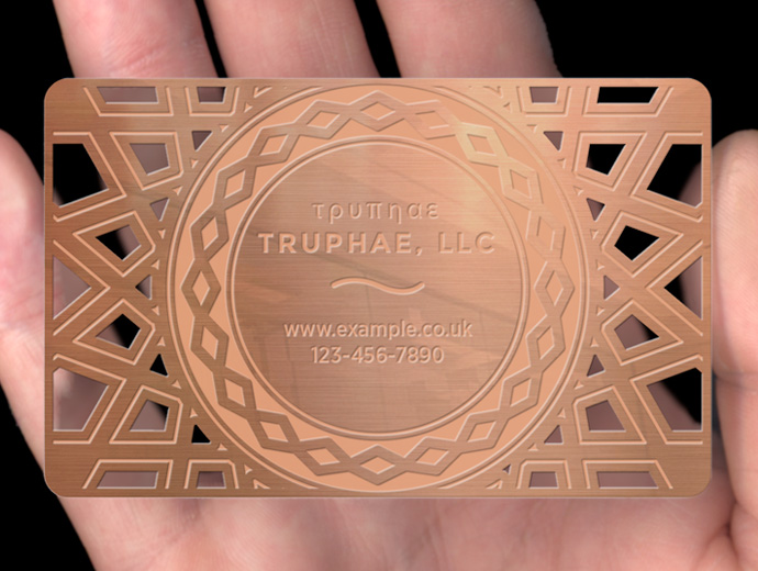 Gold Metal Business Cards