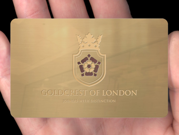 Gold Metal Cards, Metal Business Cards, Free Shipping