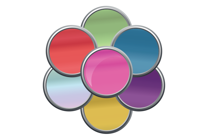 An icon depicting the various coloured cores available