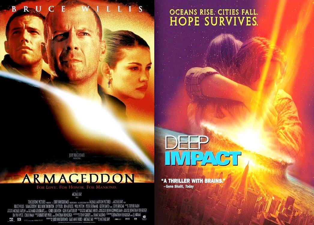 Bruce Willis's giant face? Or two faceless people hugging? YOU DECIDE!