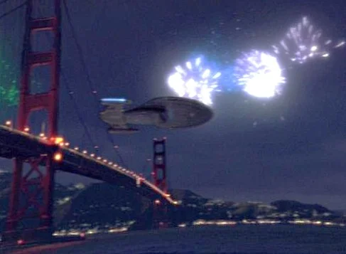 That's the fireworks show I wan to see on the 4th of July... One with Voyager flying through!