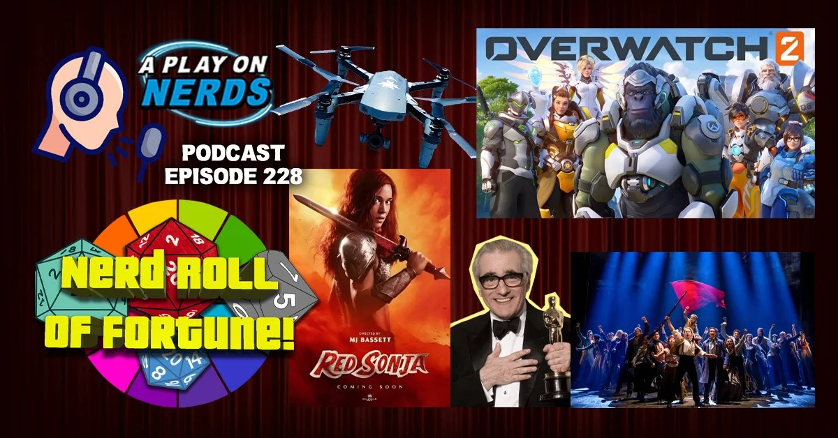 A Play On Nerds - Episode 228 - Crime movies, voice and musical acting, drones and reality TV!