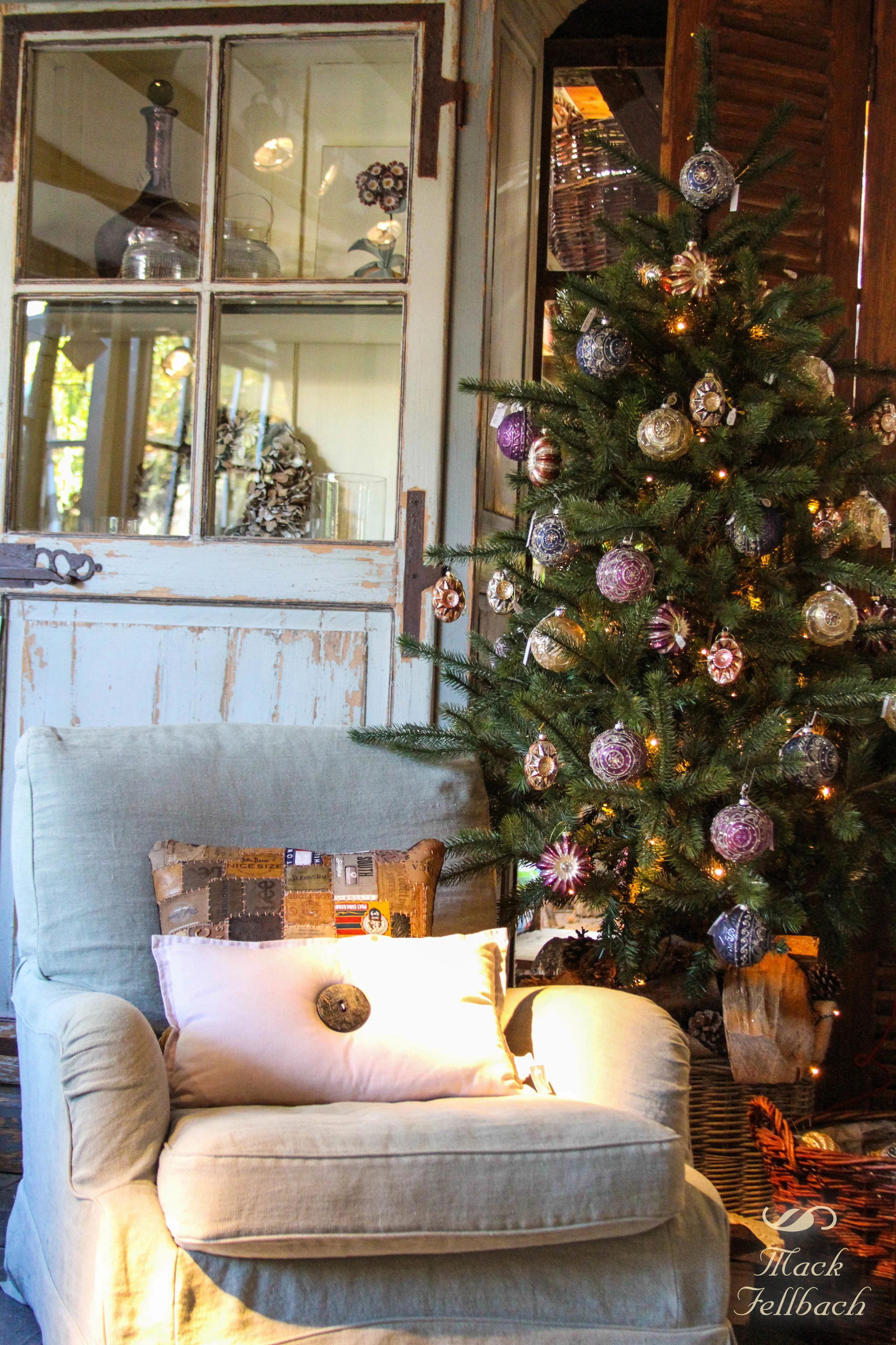 Weihnachtlicher Wintergarten.