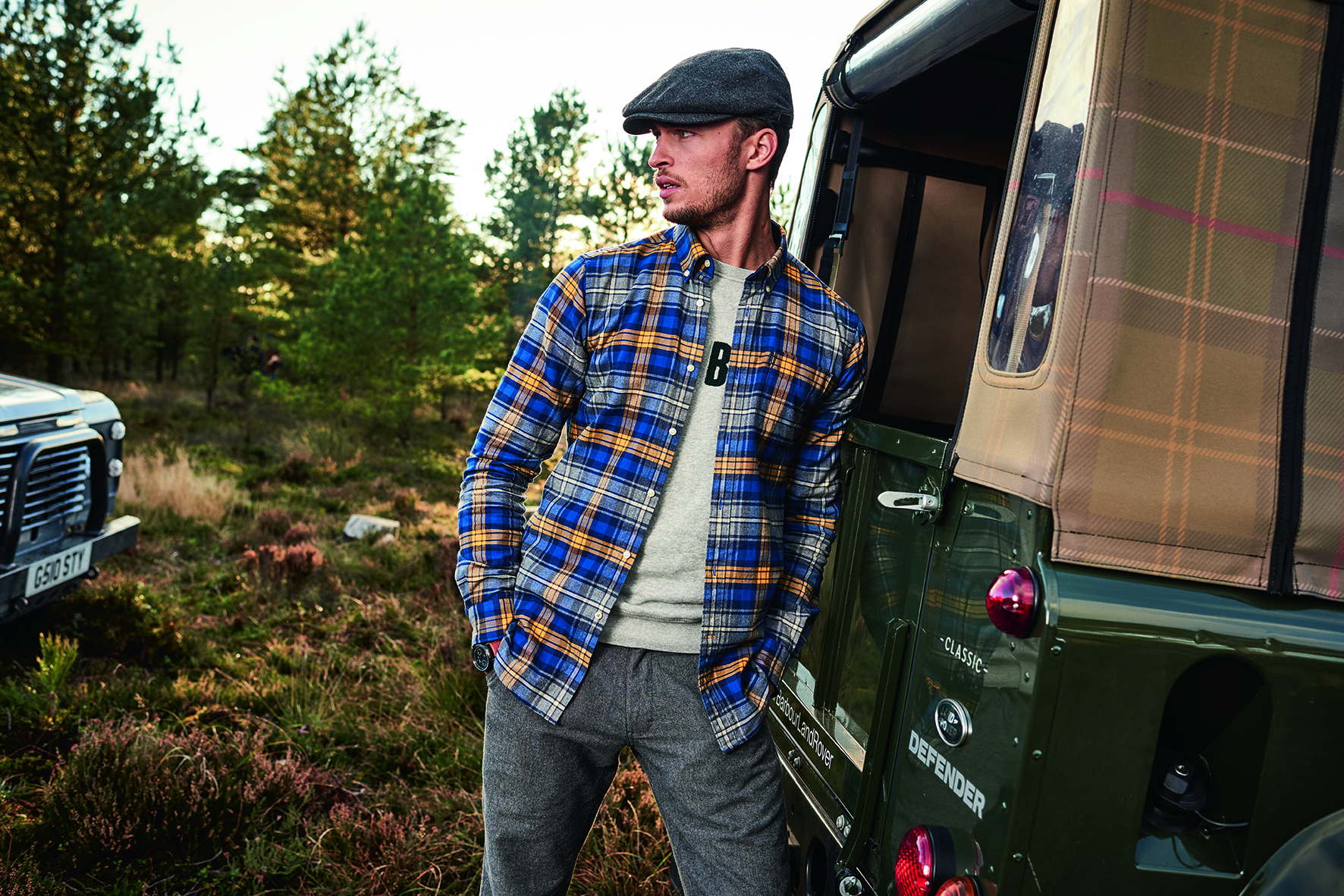 barbour barlow flat cap