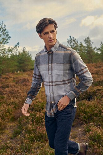 AW22 Barbour Shirt Department- Barbour Dunoon Tailored Shirt_ MSH4980TN86_Barbour Regular Fit Jean_ MTR0588NY97_ Barbour Claymore Bakerboy_ MHA0708CH15.jpg