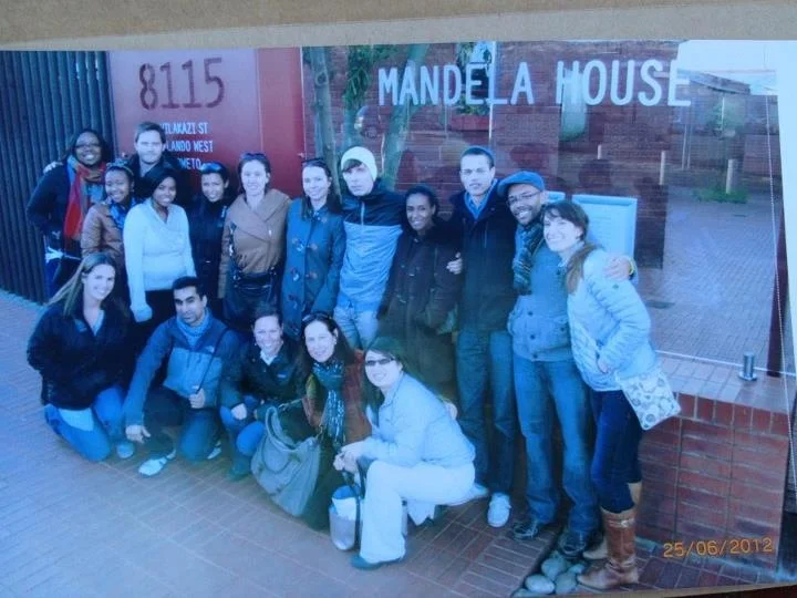 The 2012 Teach with Africa cohort, at Mandela's House.
