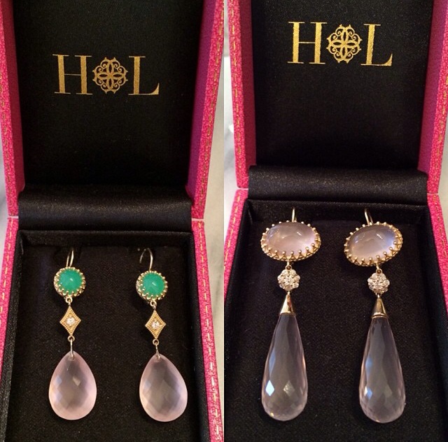 If you couldn't tell from my HL signature boxes, or if you've visited my showroom, you know I adore pink! Pink is a happy color; it's naturally feminine and the soft romantic tones of rose quartz make it the perfect LOVE STONE . Learn more about the healing power of gems A World of Gems