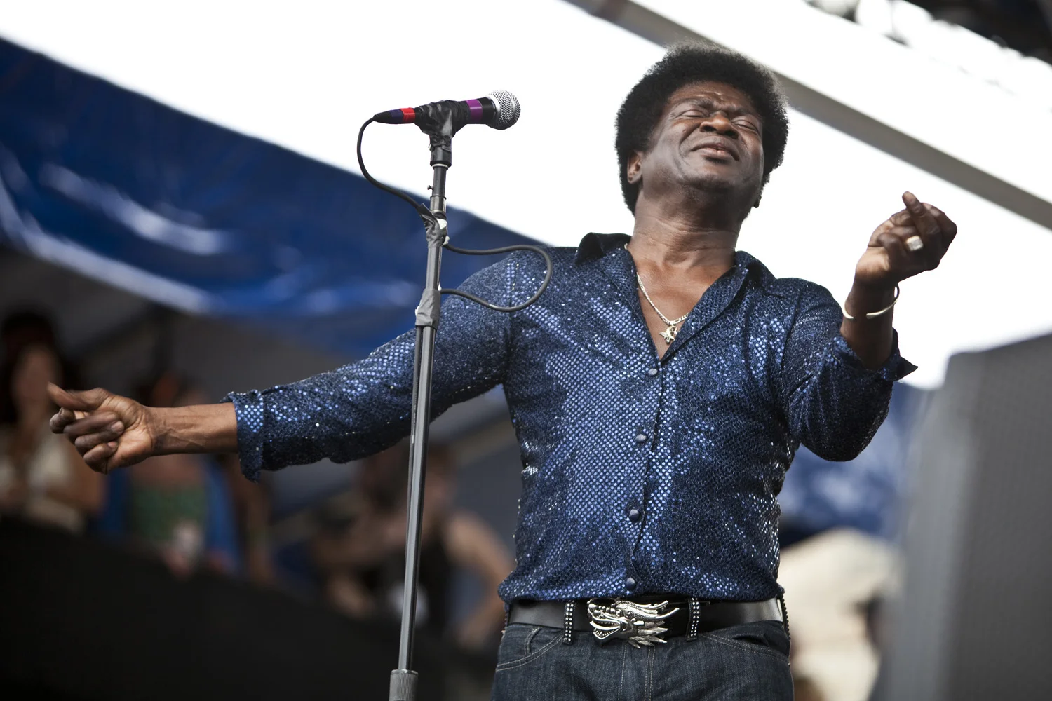  Charles Bradley at Newport Folk Festival 