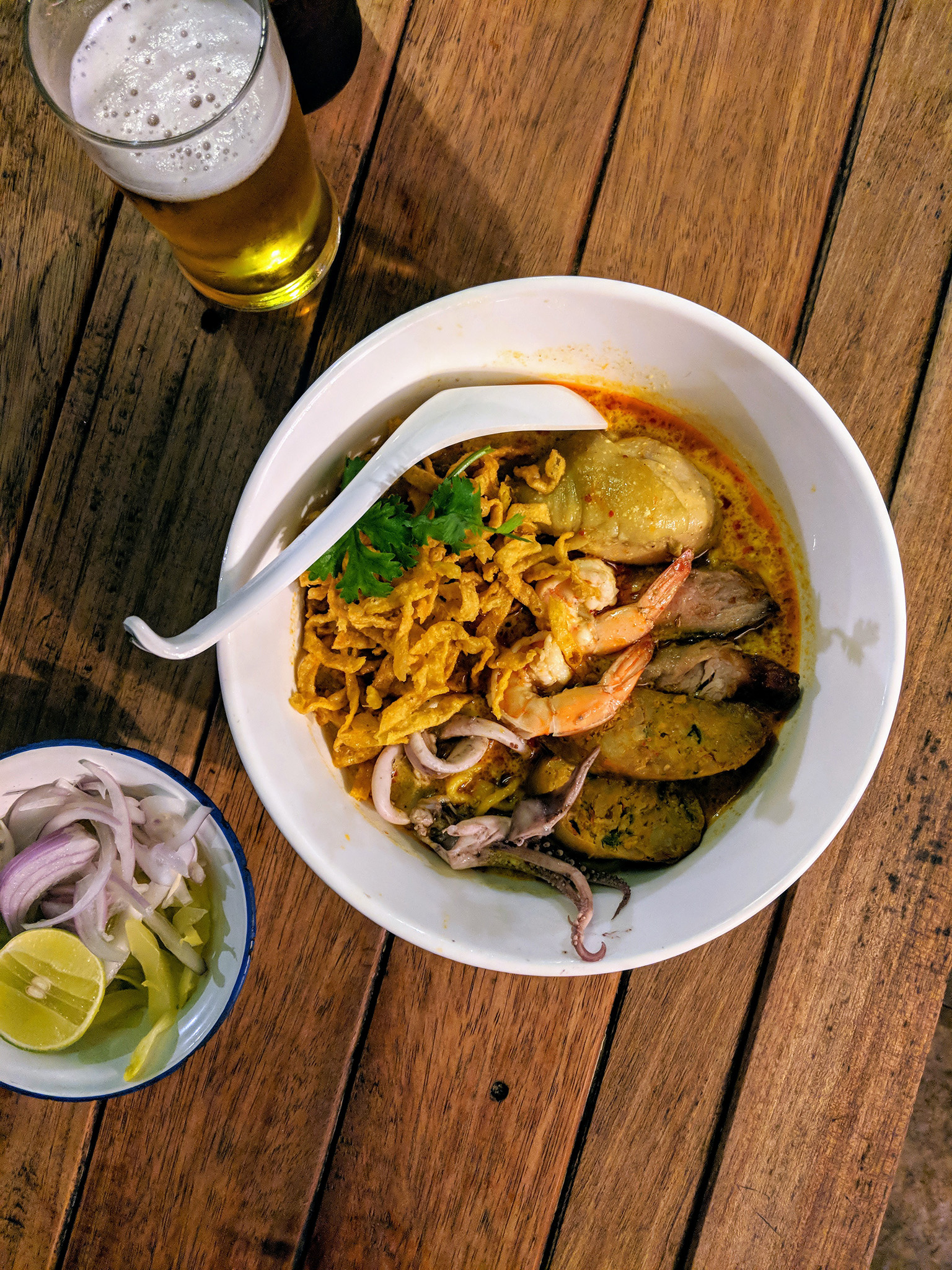 A delicious bowl of “everything” Kao Soi at Kao Soi Nimman