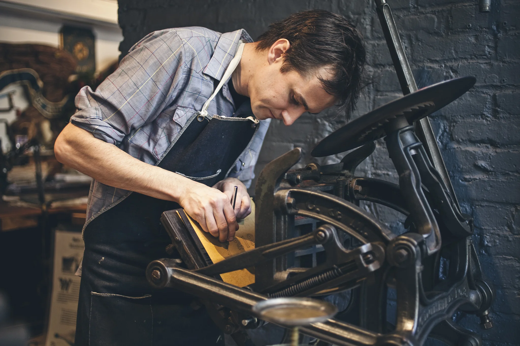 South Street Seaport Artisan's Row: Bowne Stationers & Seaport Woodcarvers
