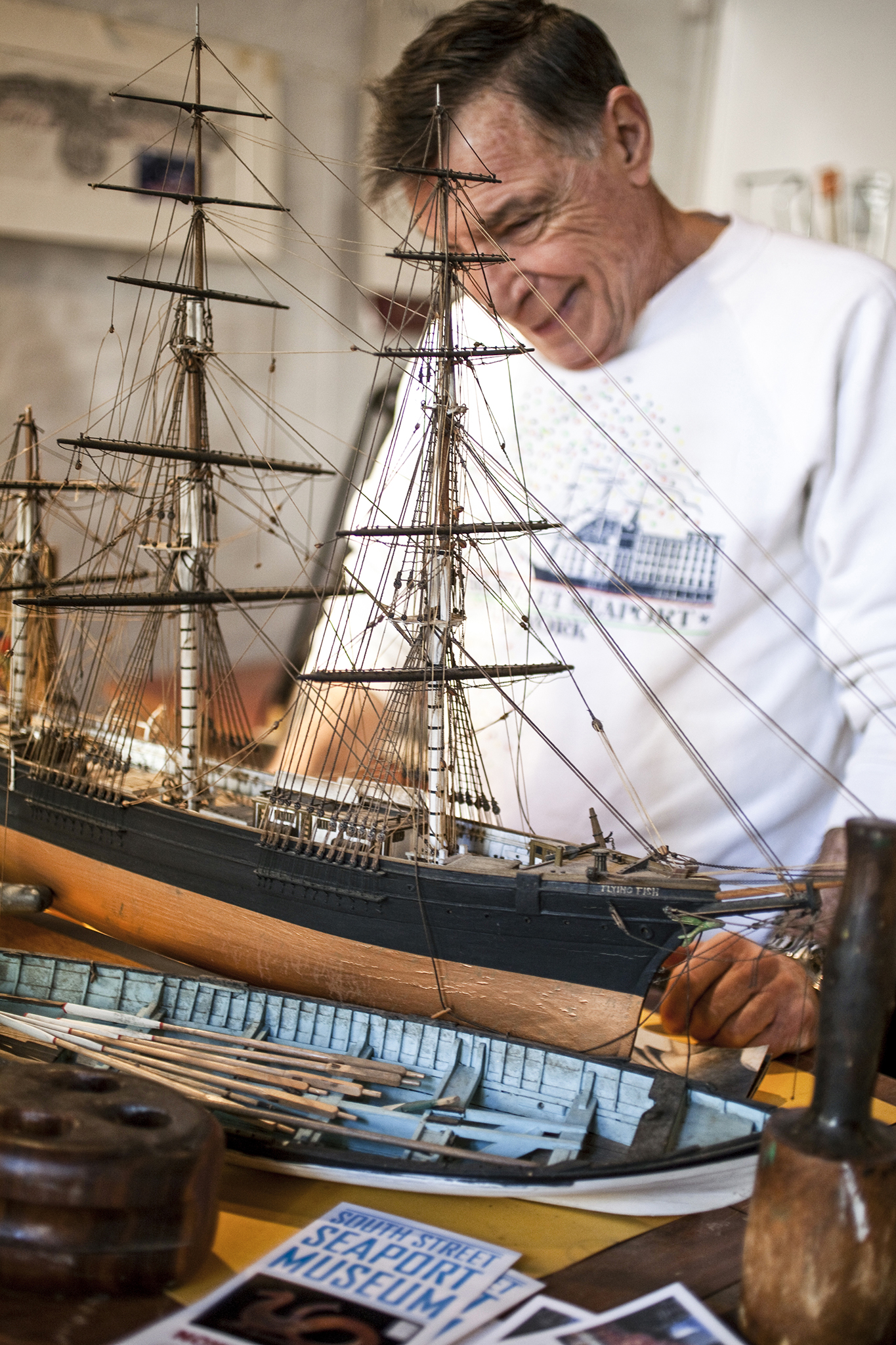 South Street Seaport Artisan's Row: Bowne Stationers & Seaport Woodcarvers