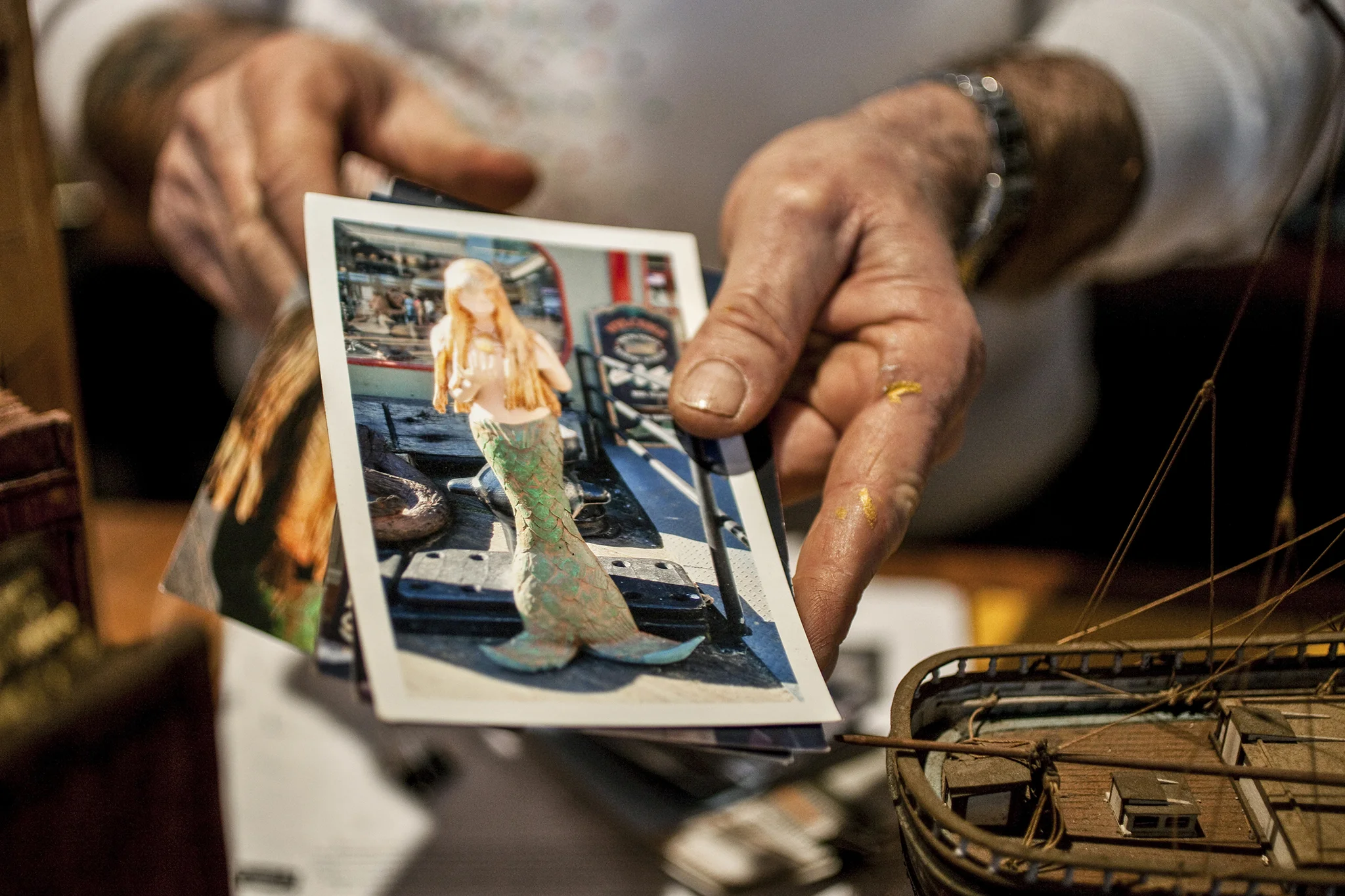 South Street Seaport Artisan's Row: Bowne Stationers & Seaport Woodcarvers