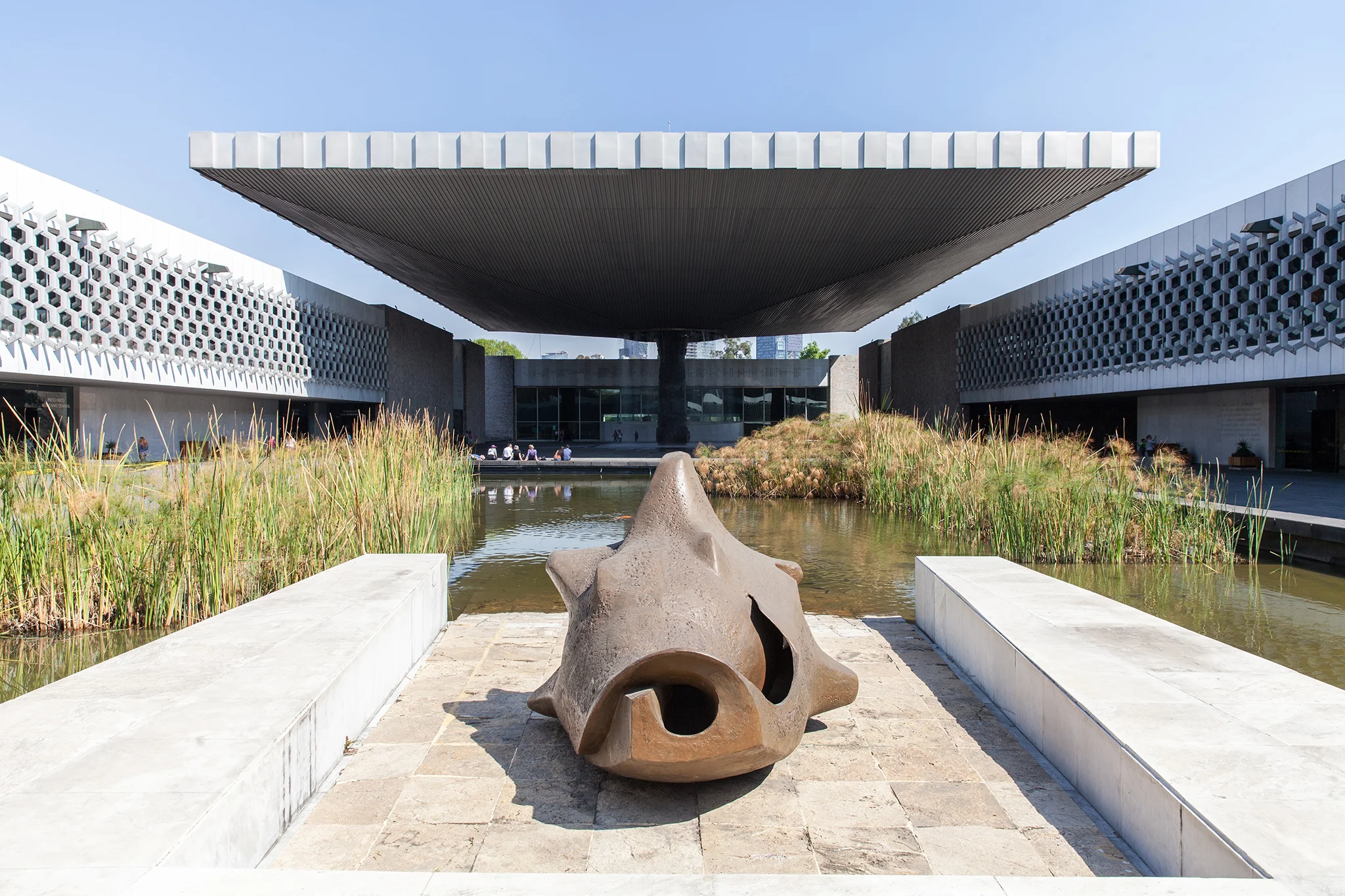 Gorgeous architecture at Museo Nacional de Antropología