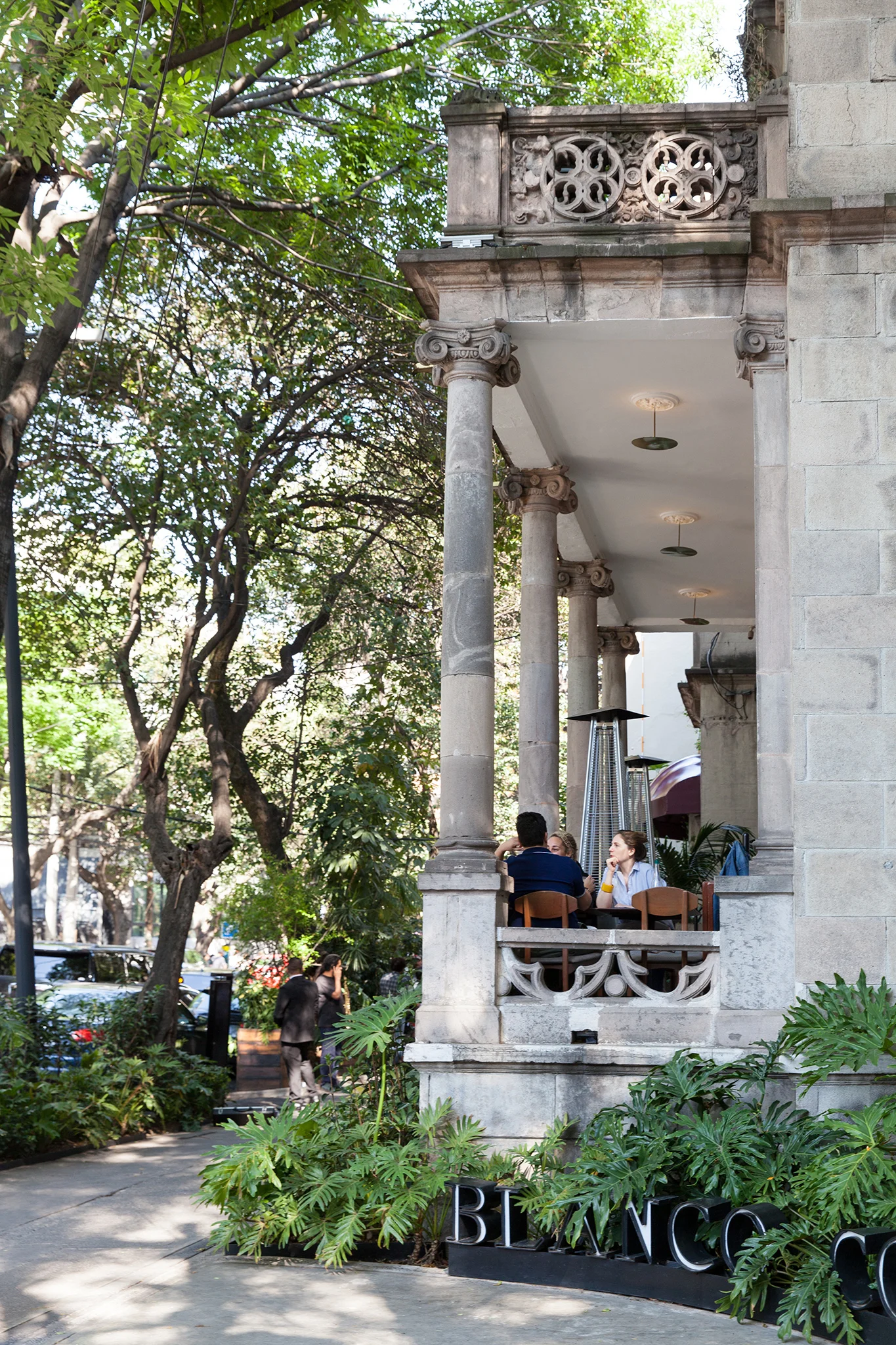 Exterior of the Blanco Colima