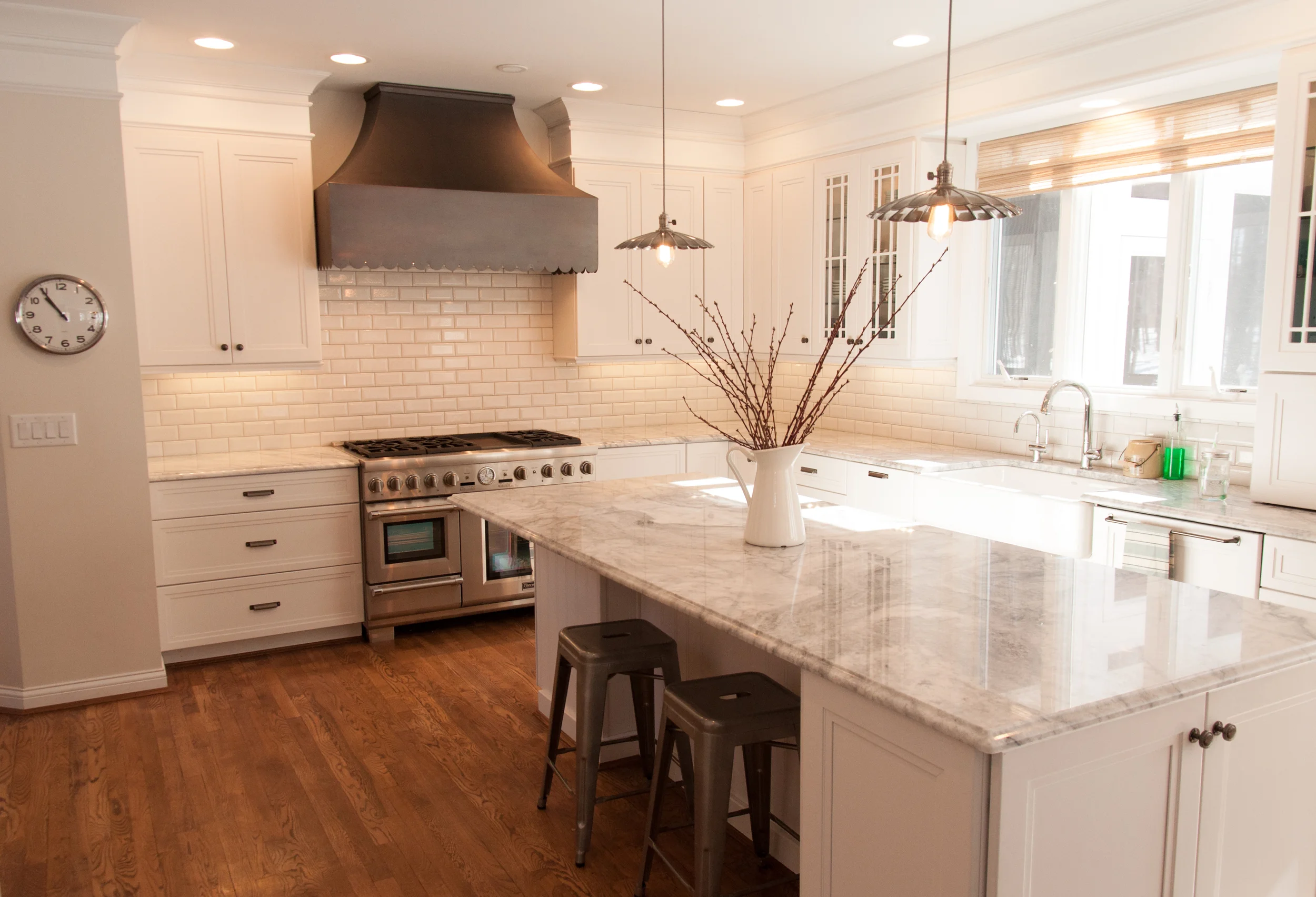 White Custom Kitchen Remodel