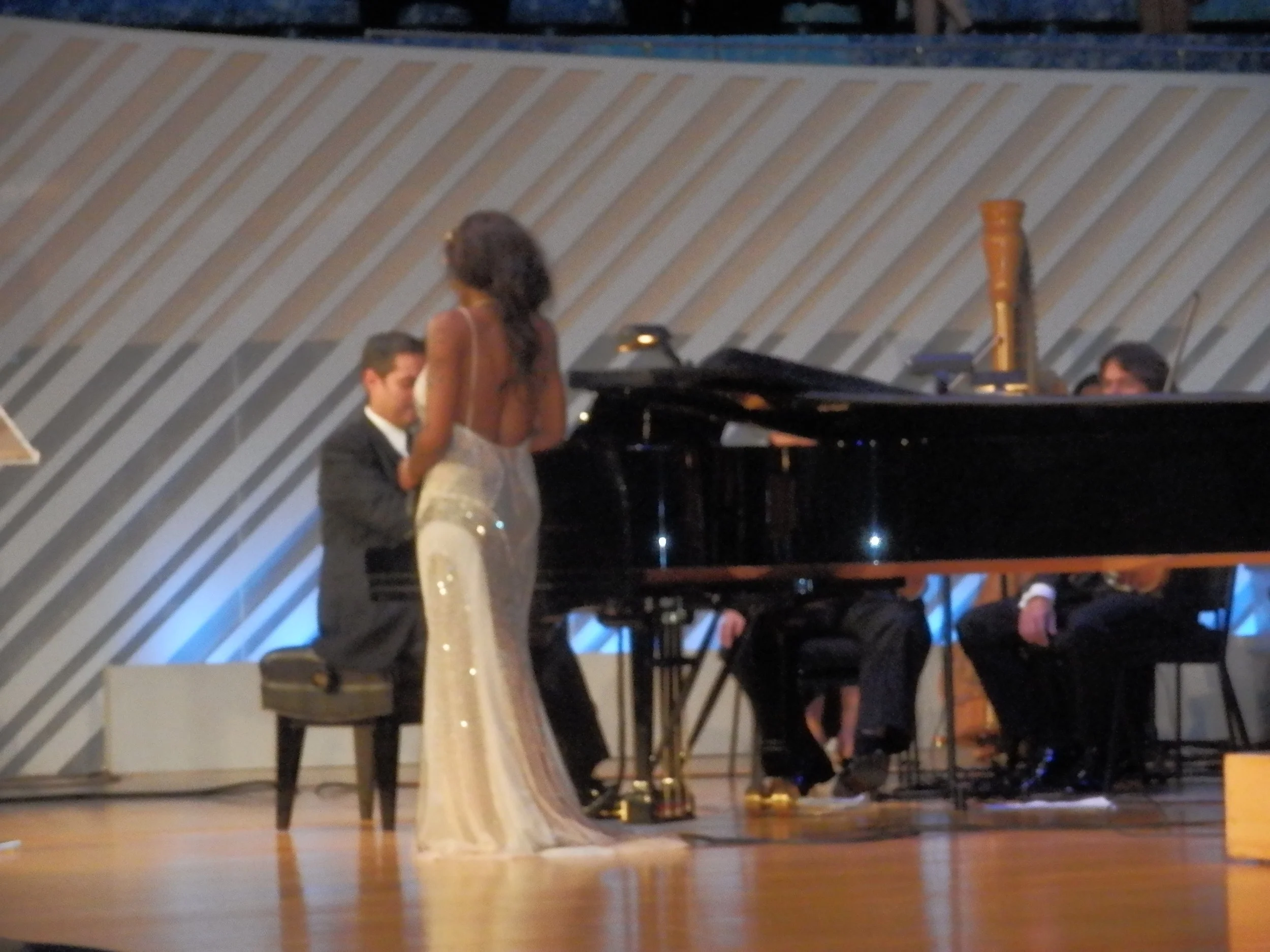 Live shot with Buika at Latin Songwriters Hall of Fame Gala