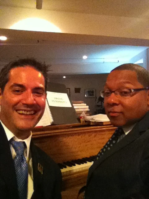 At Wynton's piano in NYC