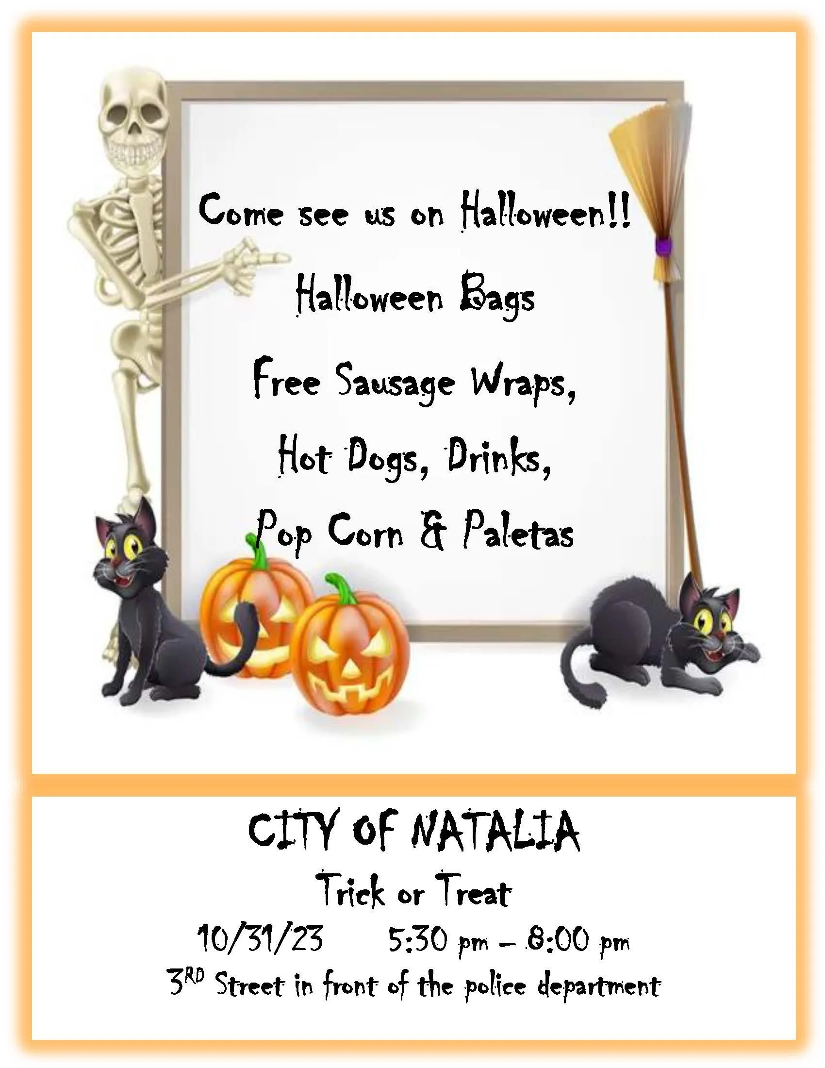 Trick or Treat in Natalia