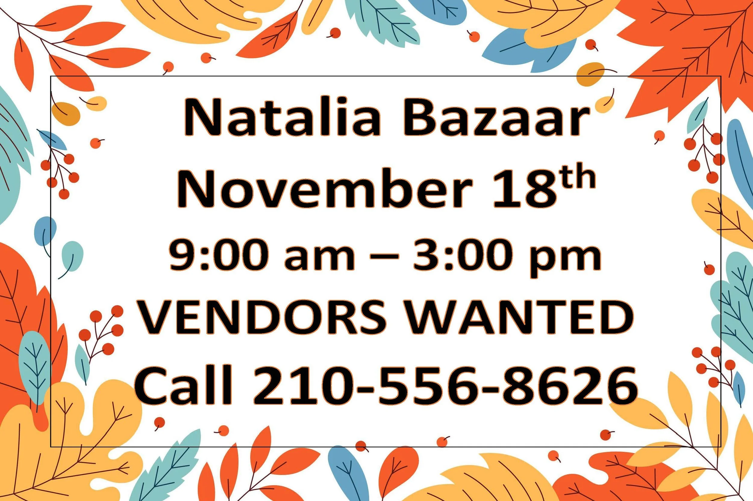 NMDD Fall Bazaar