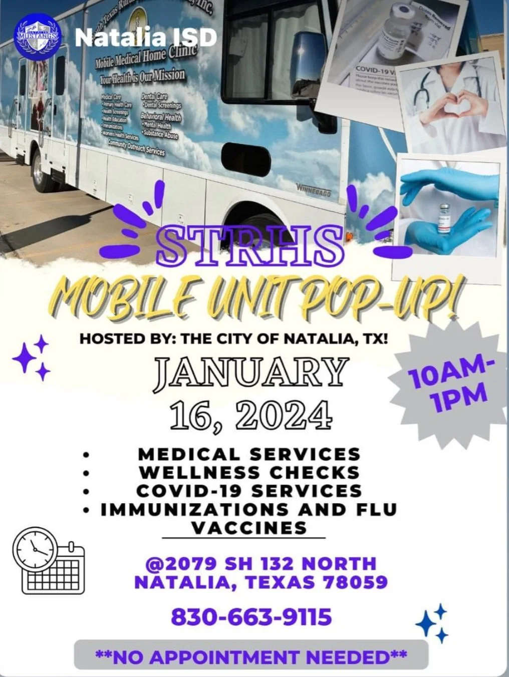 STRHS Mobile Unit Pop up !!!