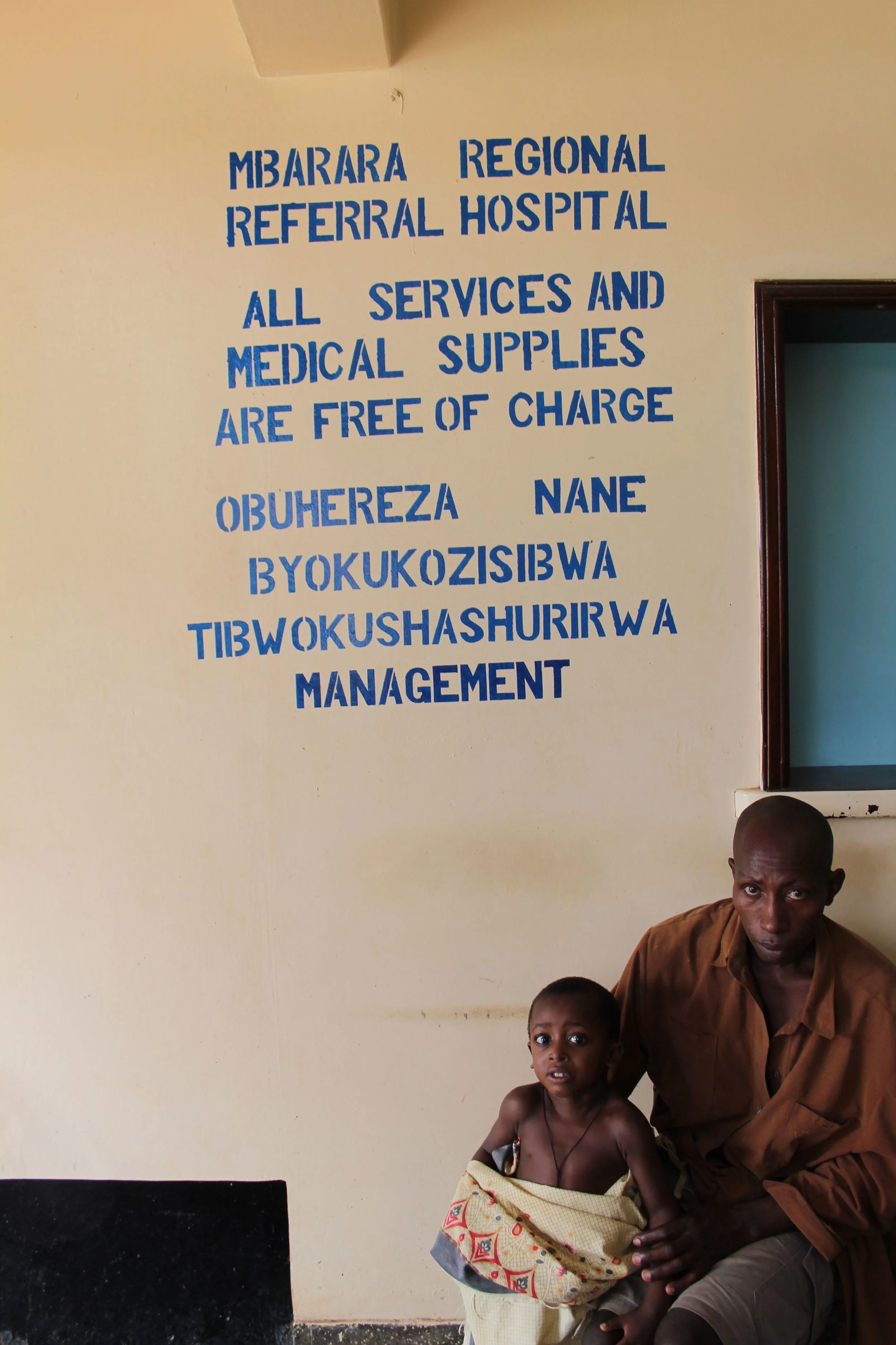The scent of urine permeates the pediatric ward at the overcrowded Mbarara regional hospital. Although healthcare here is supposed to be free, this sign is evidence that underpaid government doctors (and imposters from outside) have been known to ask for a few thousand shillings -- in the waiting room or on the operating table.