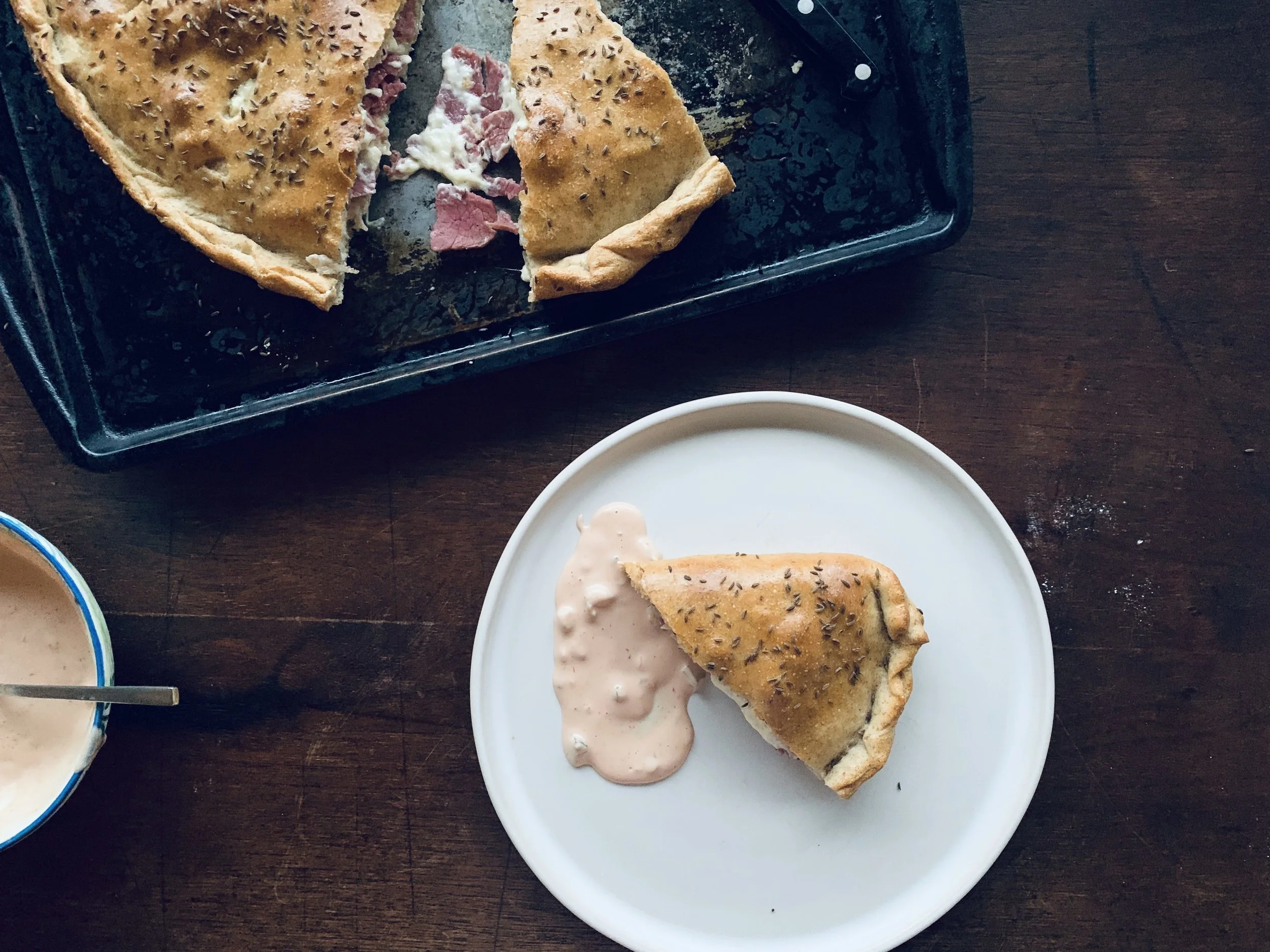 Reuben Calzone Plated.jpg