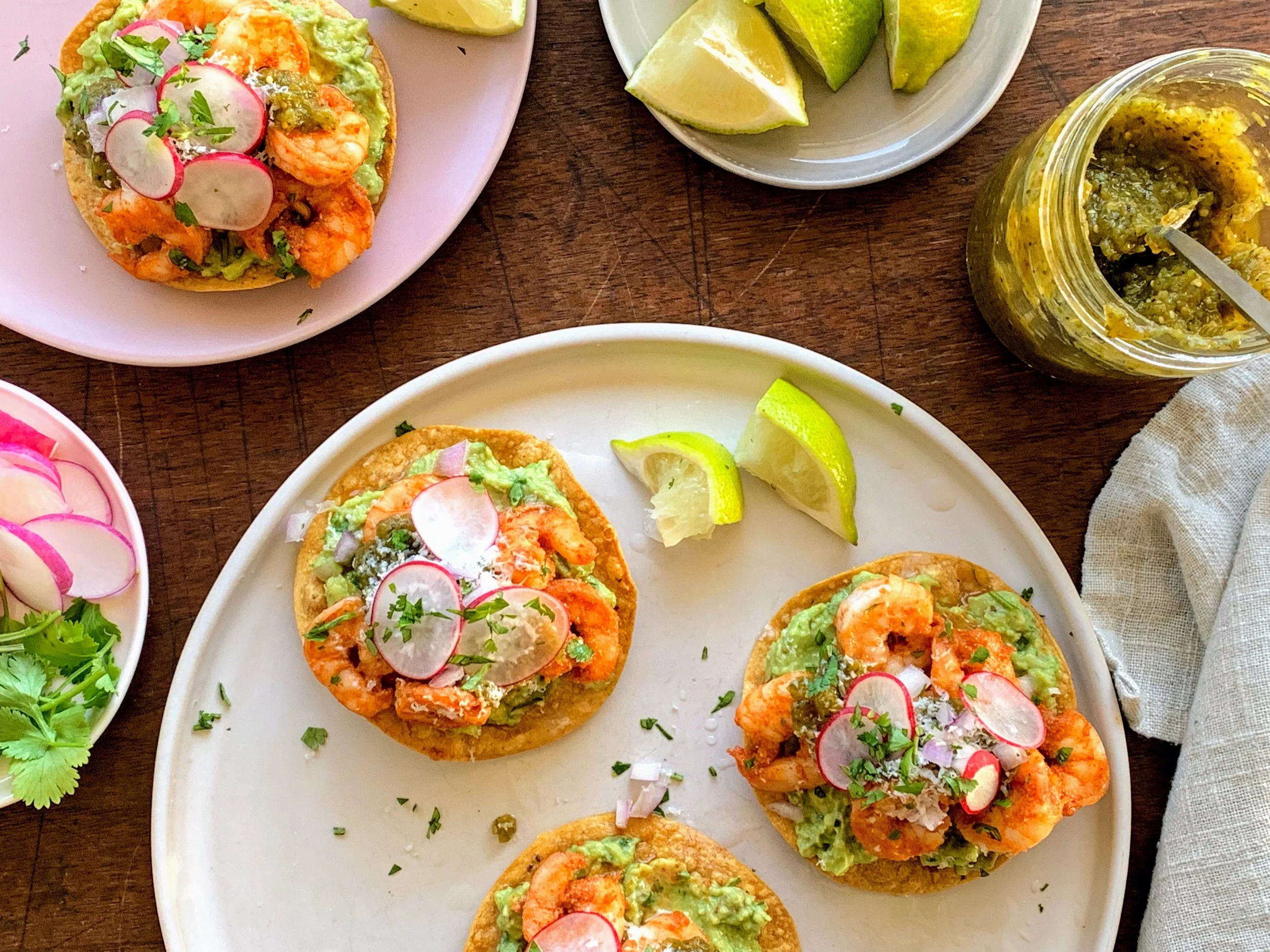Shrimp tostadas plated.jpg