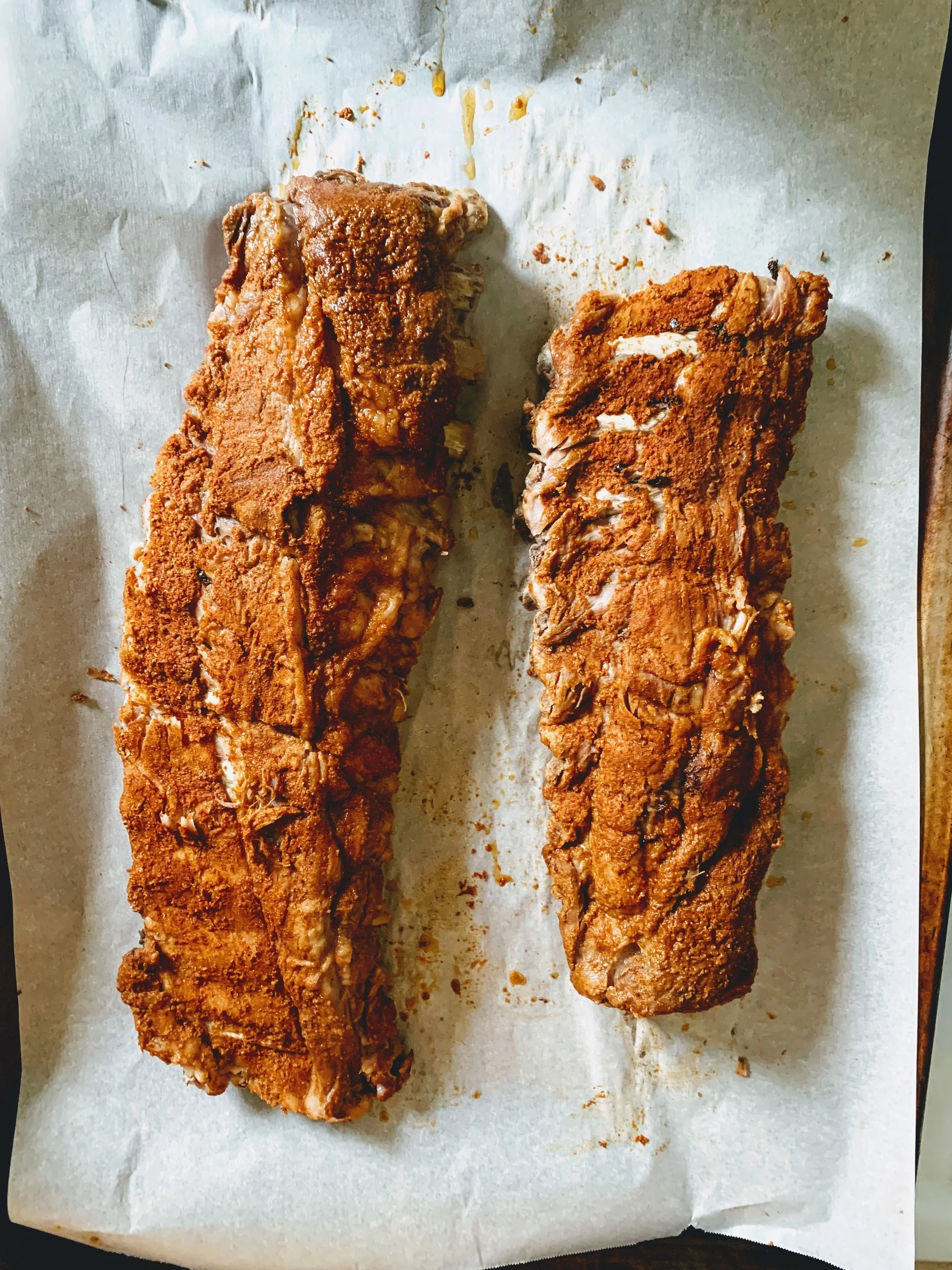 Instant+Pot+Mango+Chipotle+Ribs+on+parchment.jpg