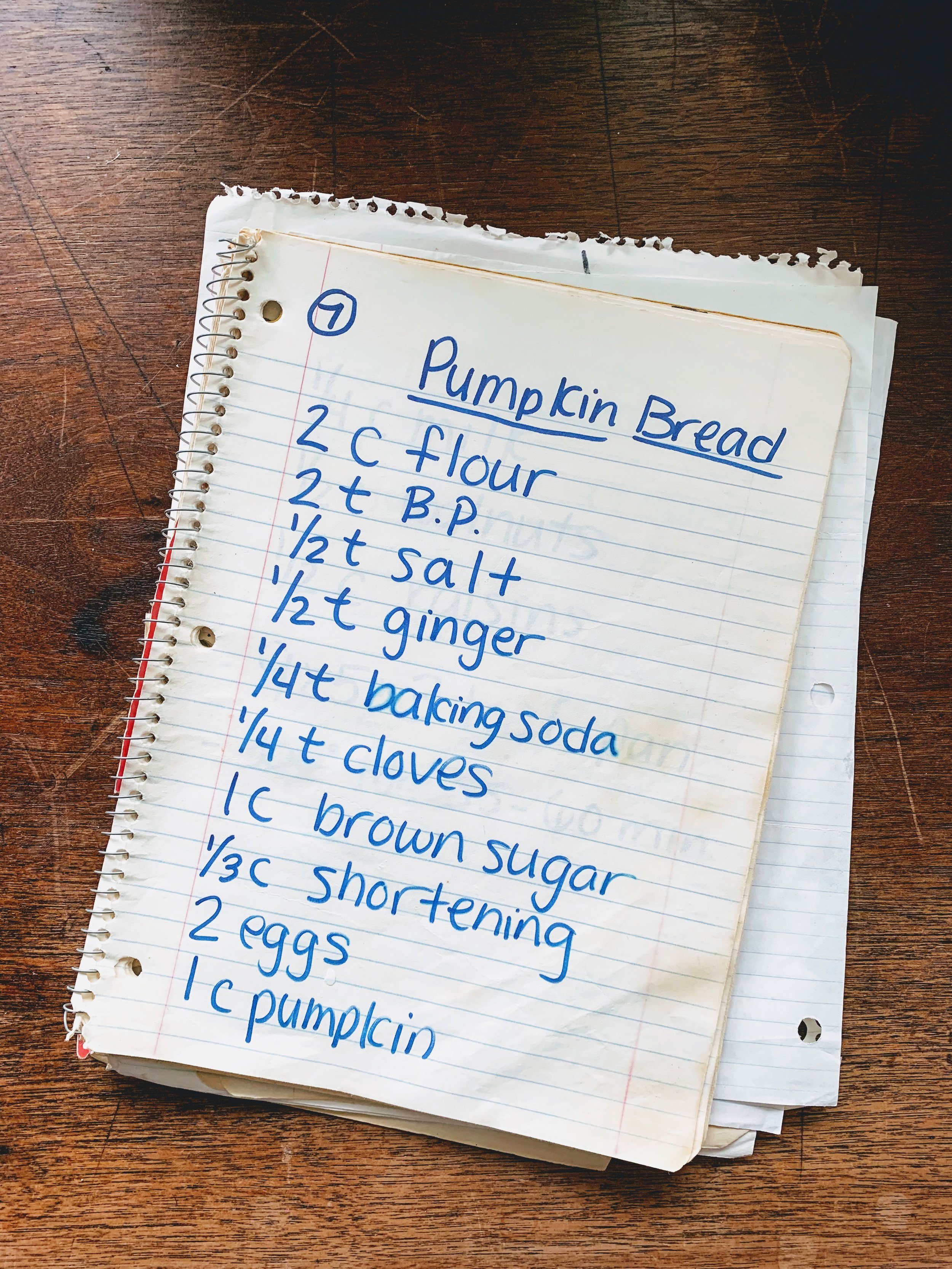Gram's Souped-Up Pumpkin bread recipe book2.jpg