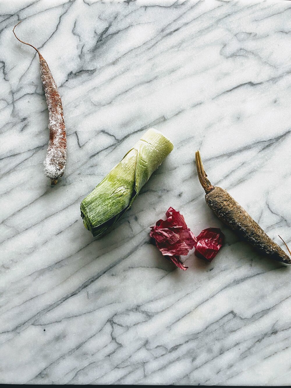 Instant Pot Zero Waste Bone Broth Icy Veggies.jpg