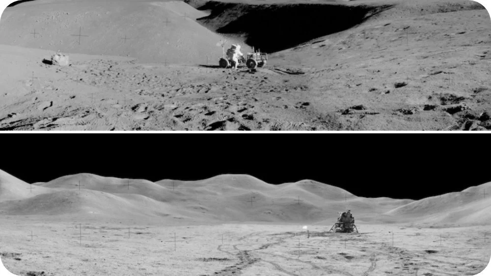 Apollo Landings in Panoramic Photos