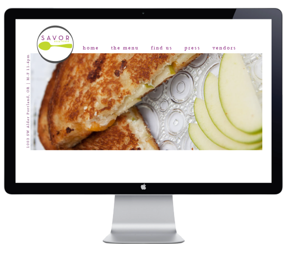CLIENT: Savor Soup House PROJECT: Website and online identity