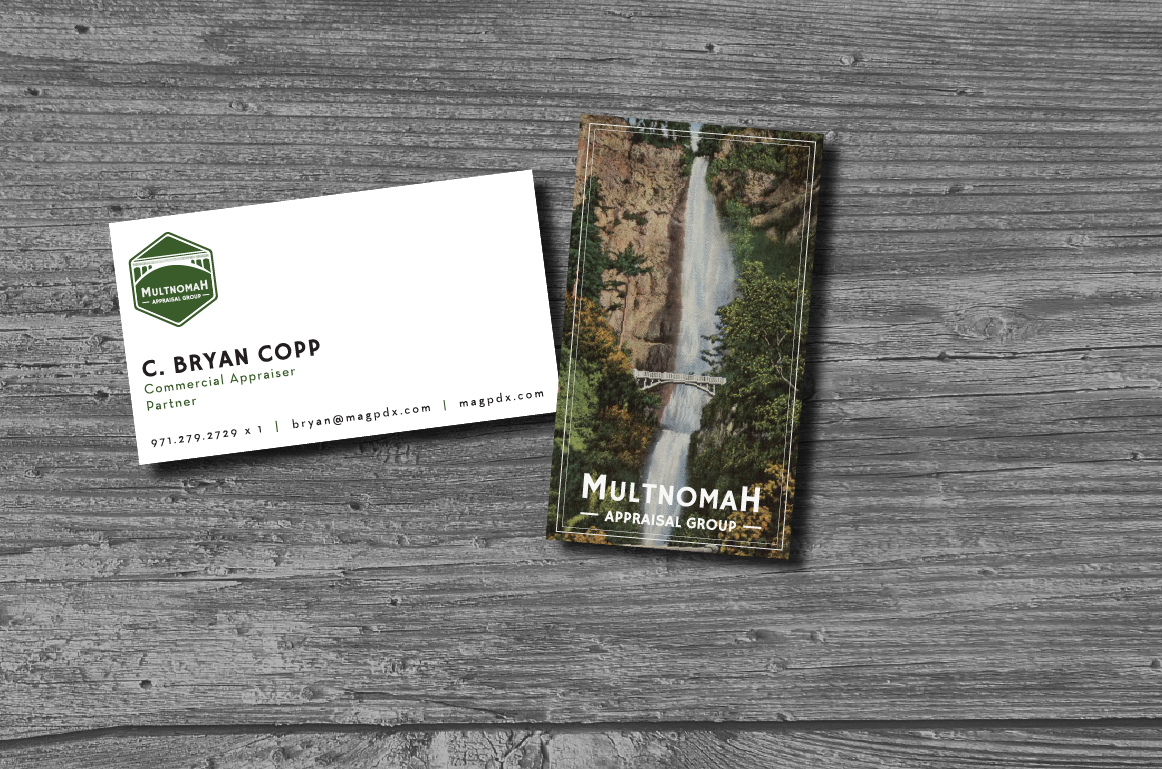 CLIENT: Multnomah Appraisal Group PORJECT: Branding & Print Design 