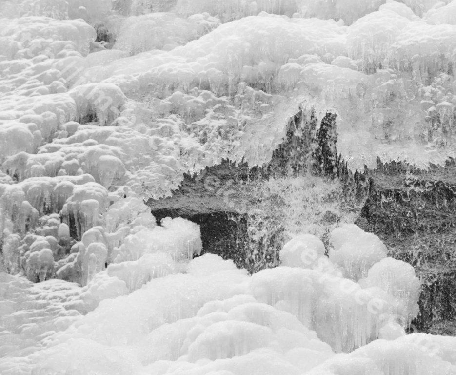 Ice at Falls (Closer and B&W) 2 Arethusa Falls NH 11-29-12.jpg