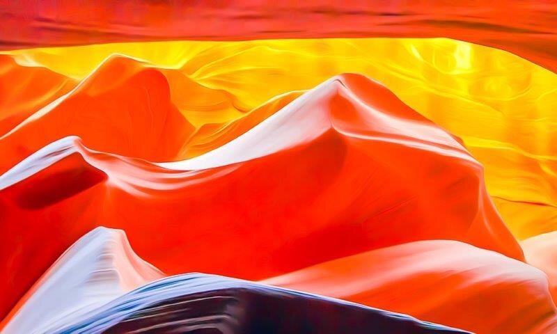Slot Canyons 5-13_450 - Oil Painting without Filter & Oil Painting 2.jpg