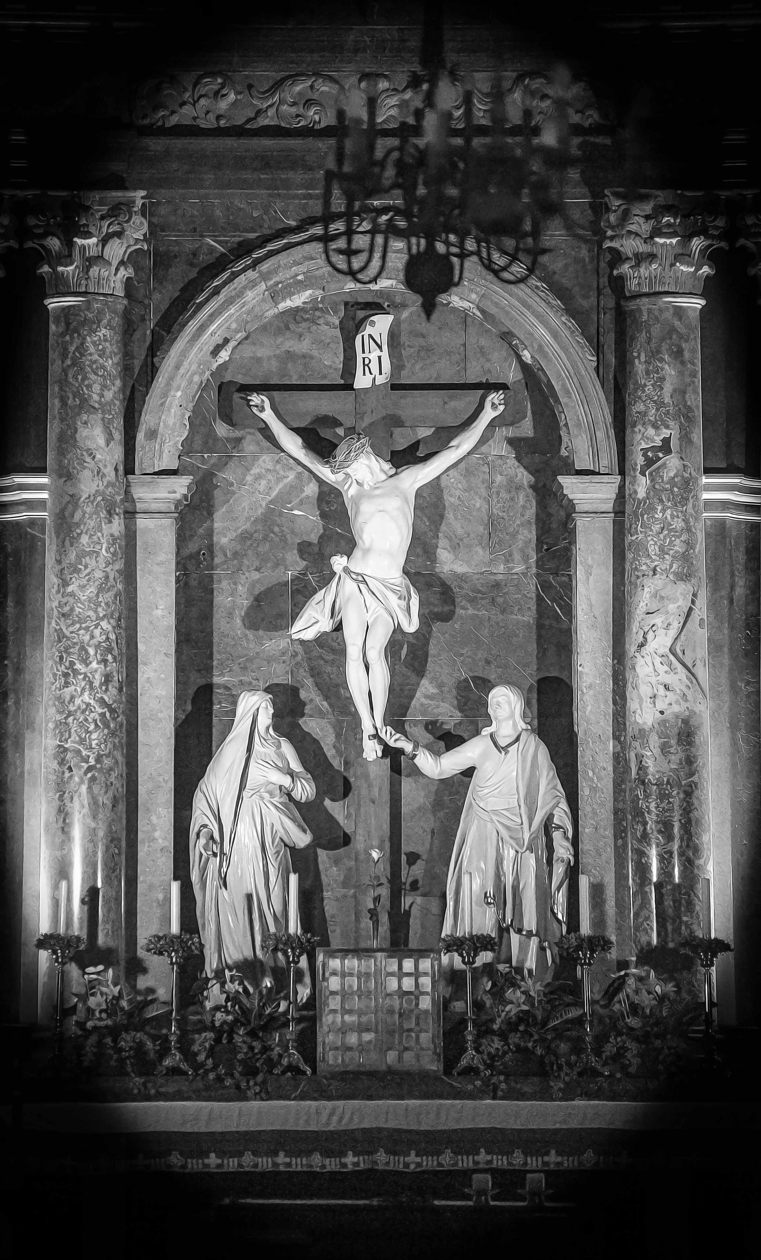 Munich & Salzburg 2014_144 - Church Jesus bnw - Oil Painting without Filter copy.jpg