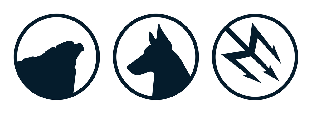 Secondary Marks: The Rock / The Dog / The Trident