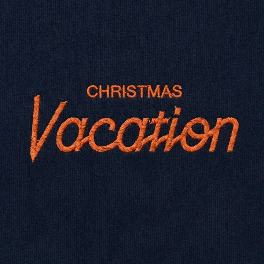 If you know, you know. It's that time of year for me to create something based on my favorite movie to watch during the Holidays. I decided to keep it simple and straightforward this time - classic Chicago sports hat style. Made with my font Rookie, 