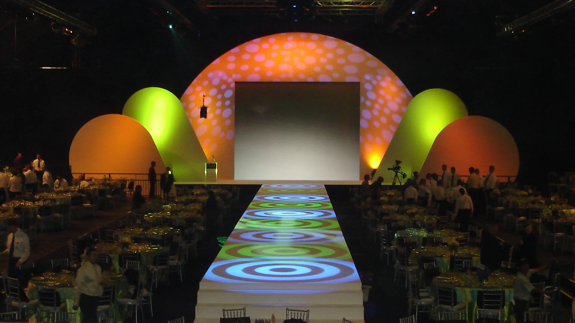 Custom staging by McNally Enterprises, Inc.