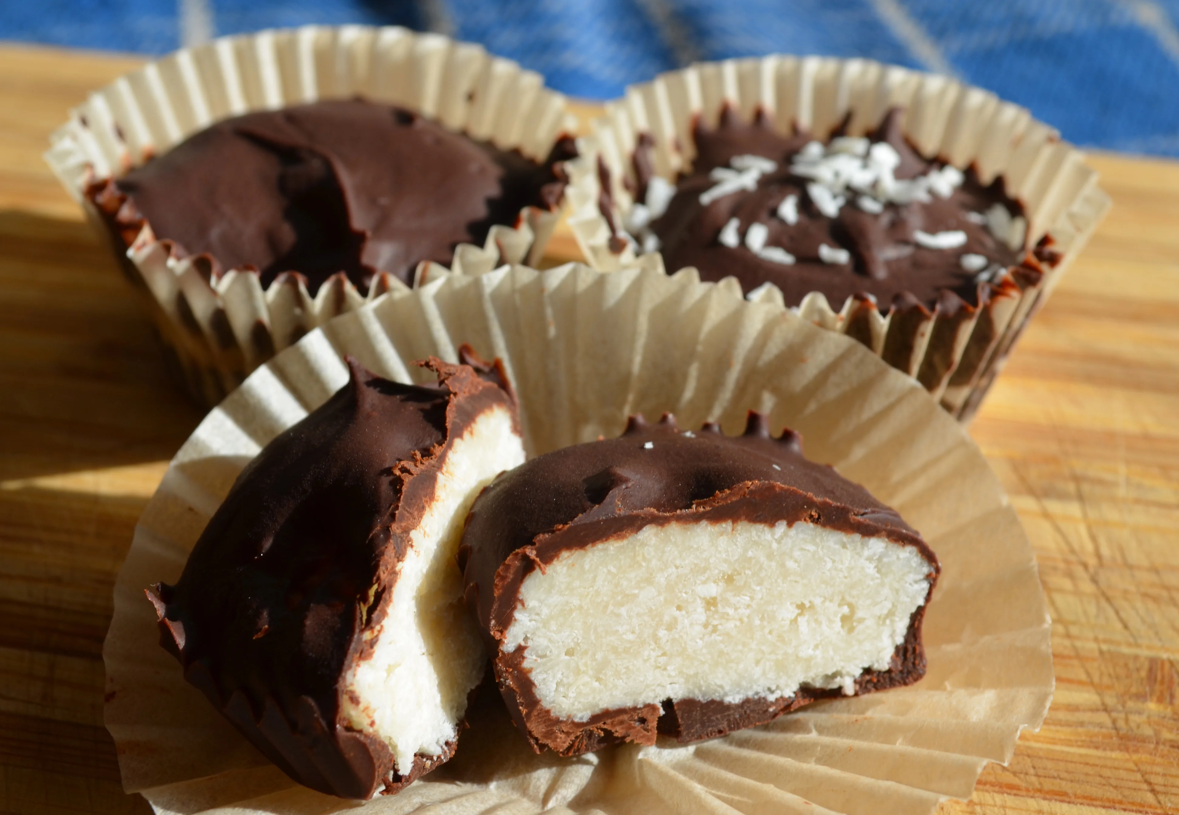 Chocolate Covered Coconut Honey Cups Recipe