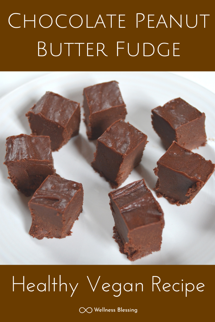 Chocolate Peanut Butter Fudge Recipe Healthy Vegan So if you don't want your fudge tasting like a mounds bar, you are in luck. wellness blessing
