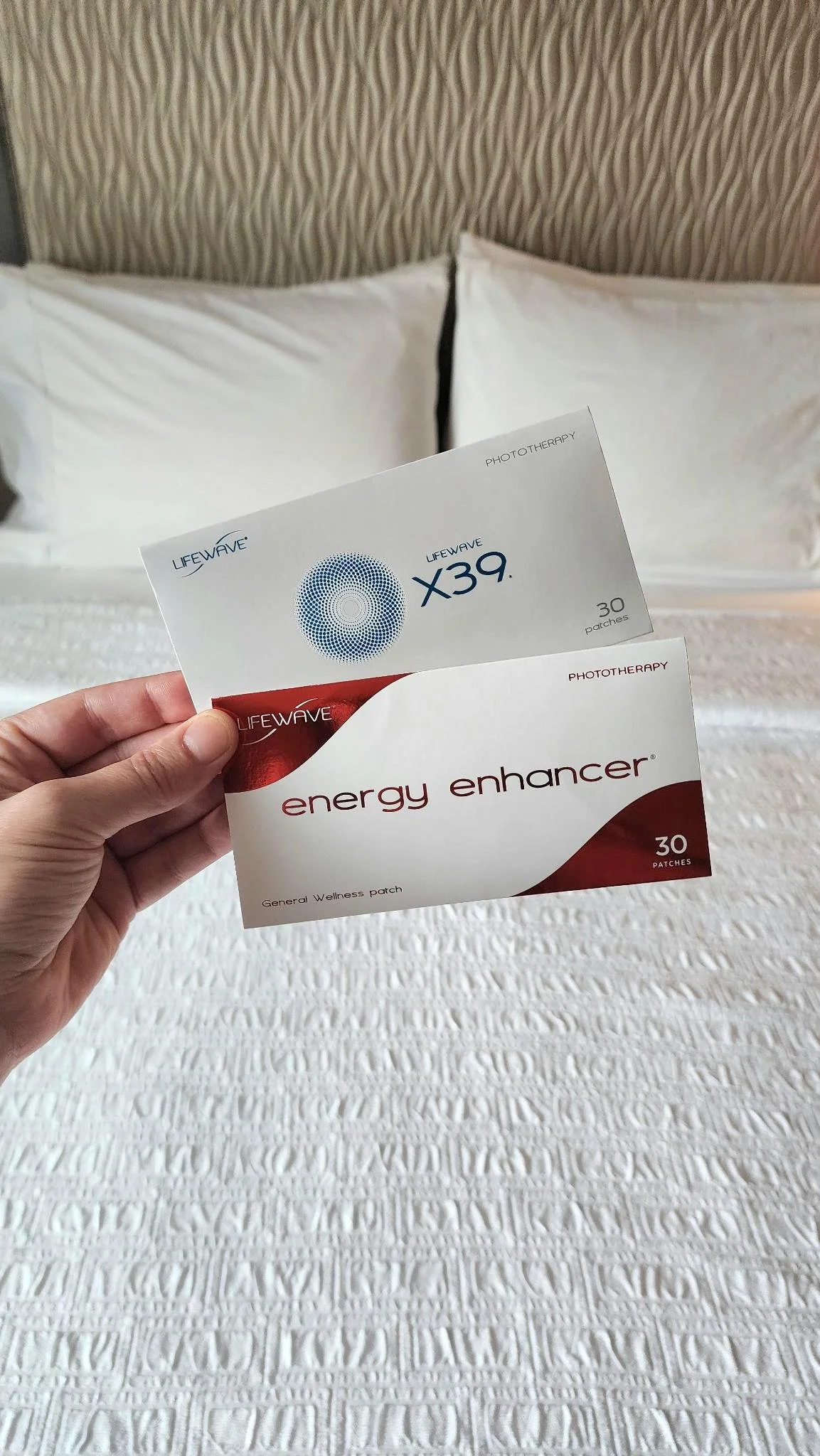 LifeWave X39 and Energy Enhancer phototherapy patches