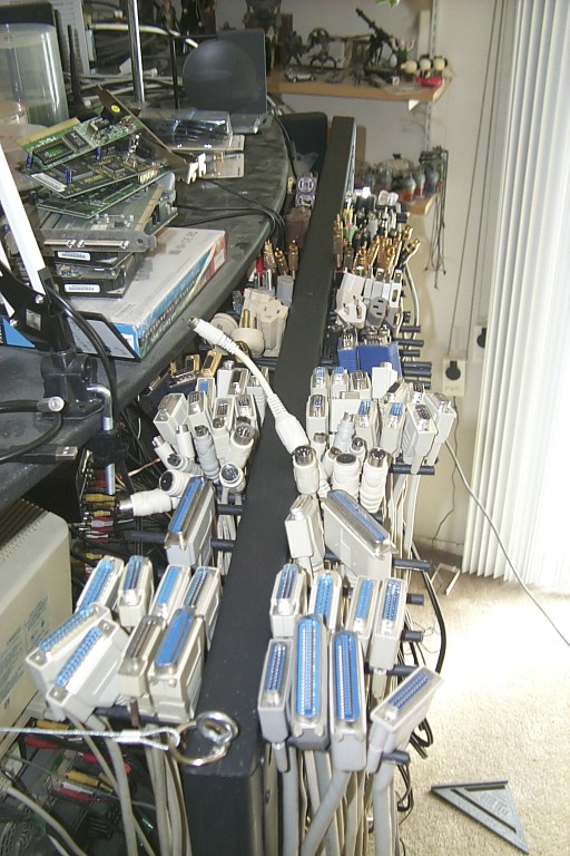 Cable Rack Closeup